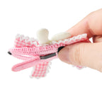 Chieco Saku Season Colour Grey Ribbon Hair Clip
