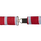 Silk Tie (Stripy motif - Red)