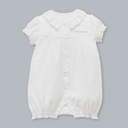 West Indian Sea Island Cotton Frill Collar Onesie (Gold Label series)