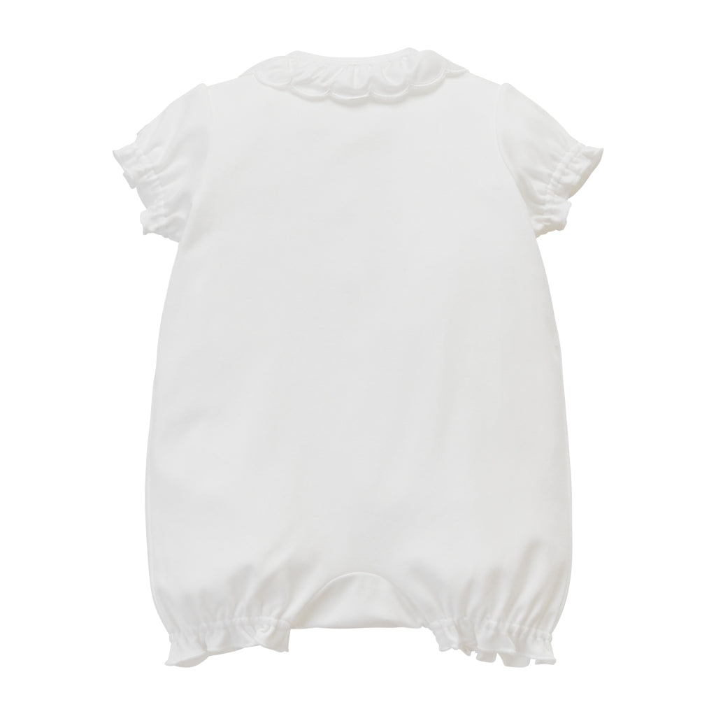 West Indian Sea Island Cotton Frill Collar Onesie (Gold Label series)