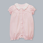 West Indian Sea Island Cotton Frill Collar Onesie (Gold Label series)