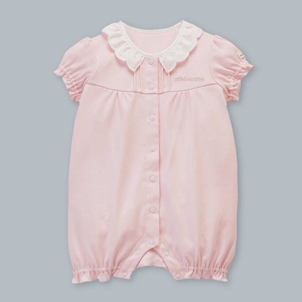 West Indian Sea Island Cotton Frill Collar Onesie (Gold Label series)