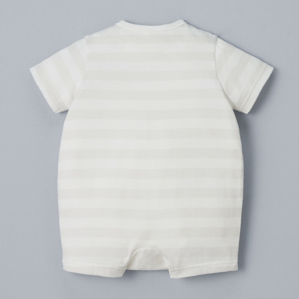 West Indian Sea Island Cotton Stripy Onesie (Gold Label series)