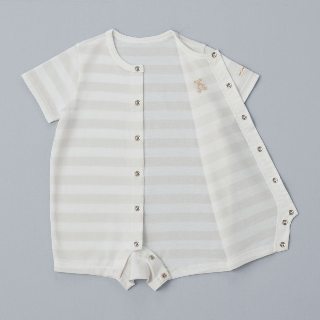 West Indian Sea Island Cotton Stripy Onesie (Gold Label series)