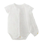 Pureveil Short Sleeve Front Opening Mesh Bodysuit