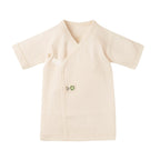 GOTS Organic Cotton Wrap-Front Short Baby Undershirt