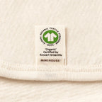 GOTS Organic Cotton Wrap-Front Short Baby Undershirt