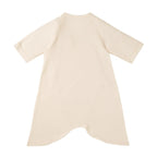 GOTS Organic Cotton Wrap-Front Baby Undersuit