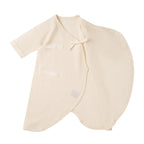 GOTS Organic Cotton Wrap-Front Baby Undersuit