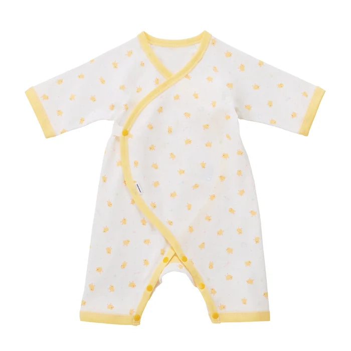 PUREVEIL All-Over Print Ribbed Baby Romper Vest