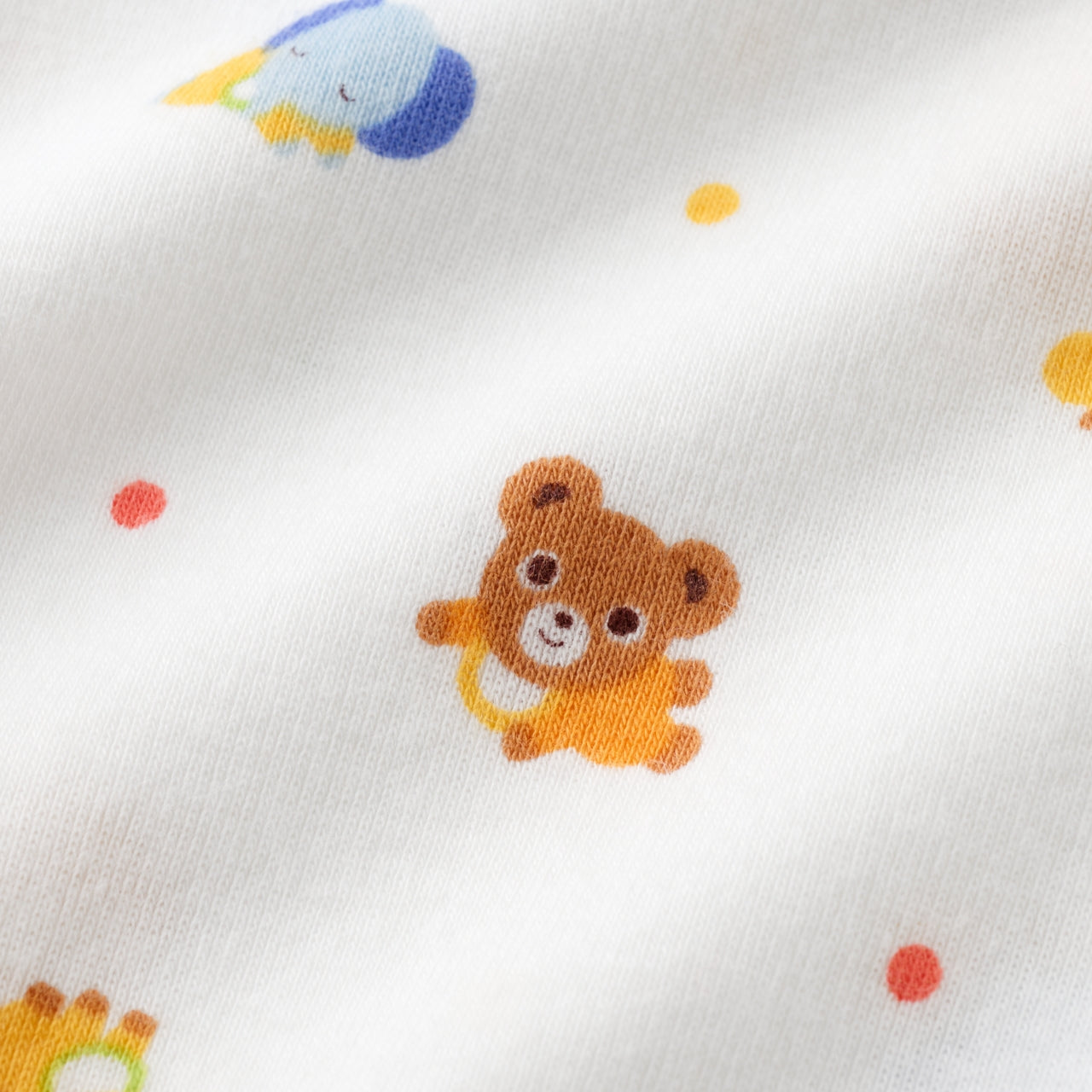 Pucchi & Car Print Front-Opening Baby Bodysuit
