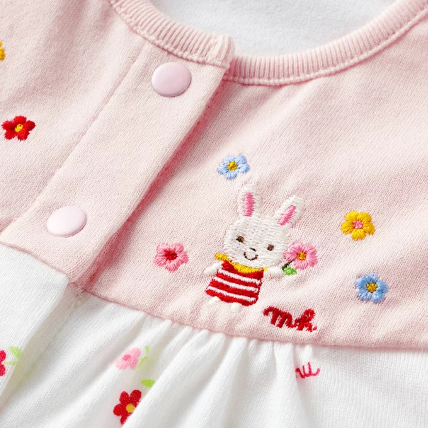 Animal Print Convertible Newborn Coverall