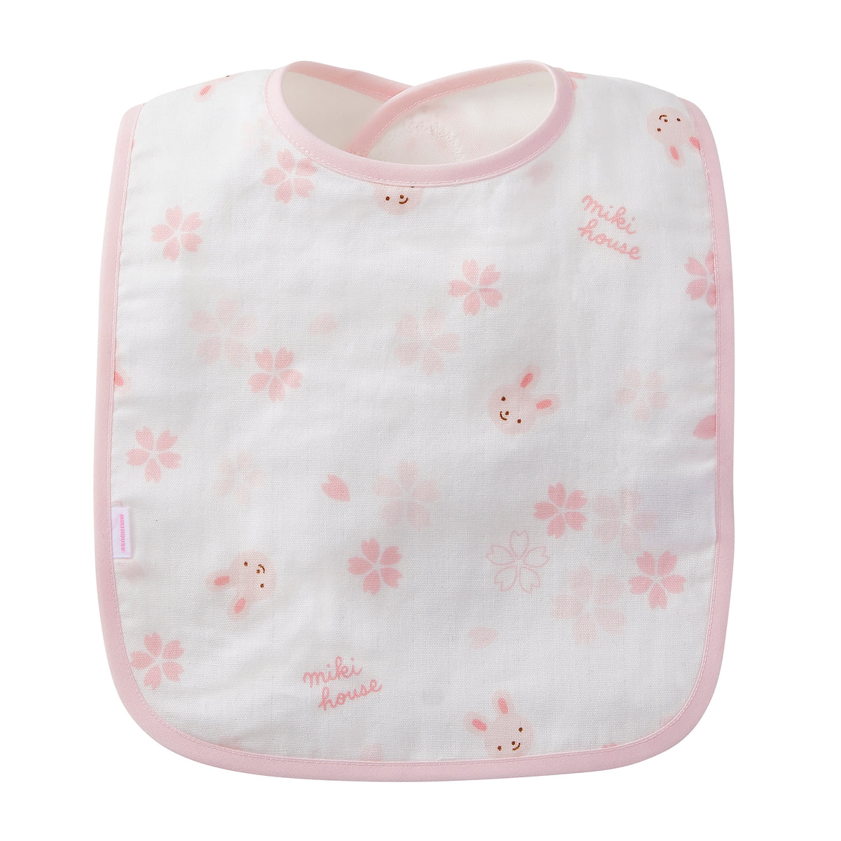 Double Weave Gauze Bib Lining Cherry blossom motif