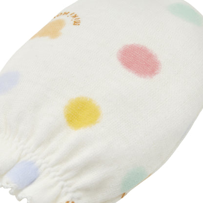 PureVeil Newborn Mittens – Multicolour Dots