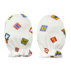 PureVeil Baby Mittens 'sMulti-Dot & Block Logo
