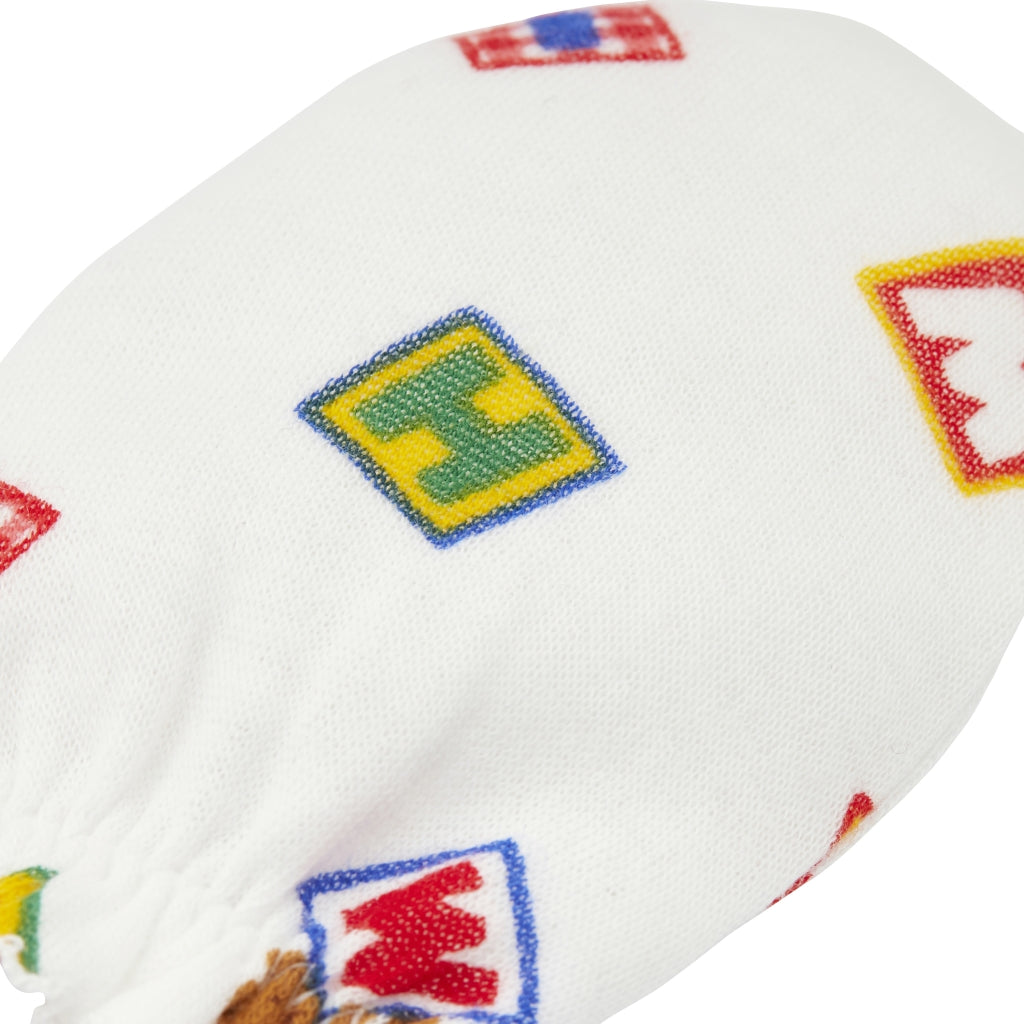 PureVeil Baby Mittens 'sMulti-Dot & Block Logo