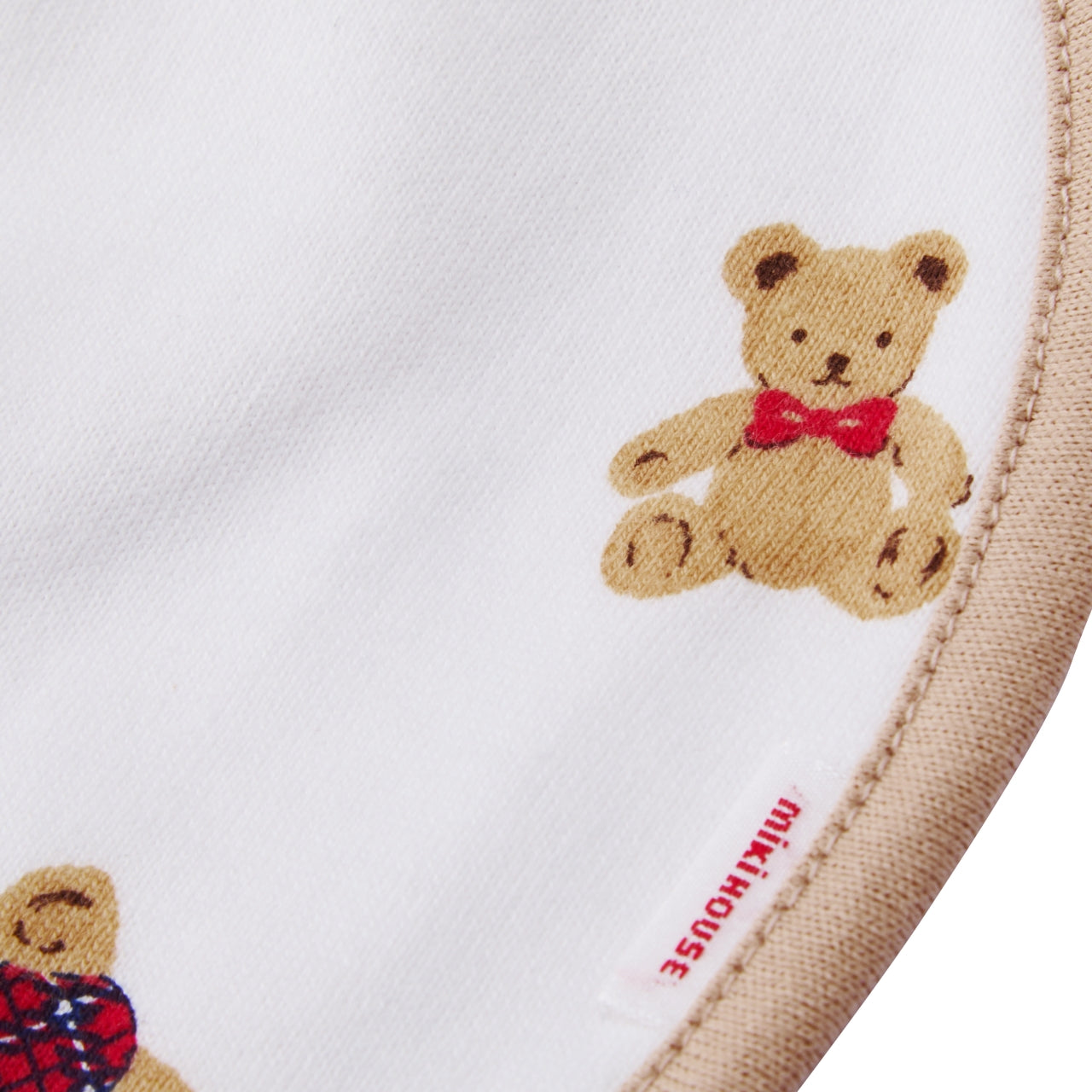 MIKI HOUSE Bear Nursing Bib Set