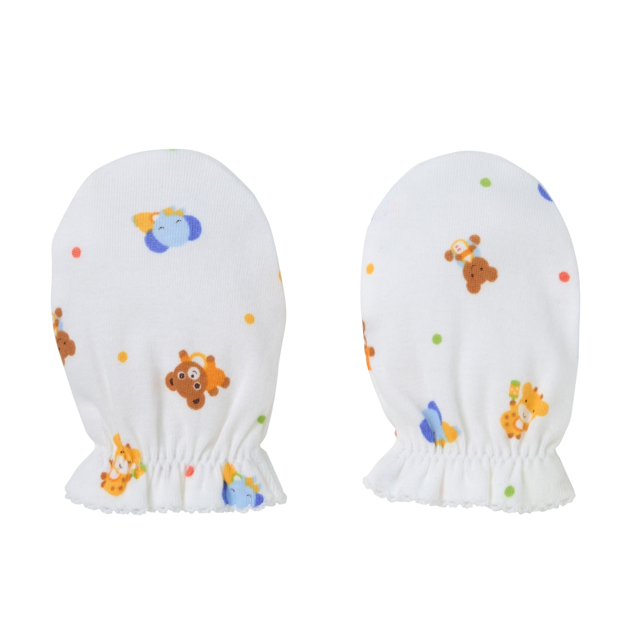 Pureveil Cotton Newborn Mittens - Pucchi Prints
