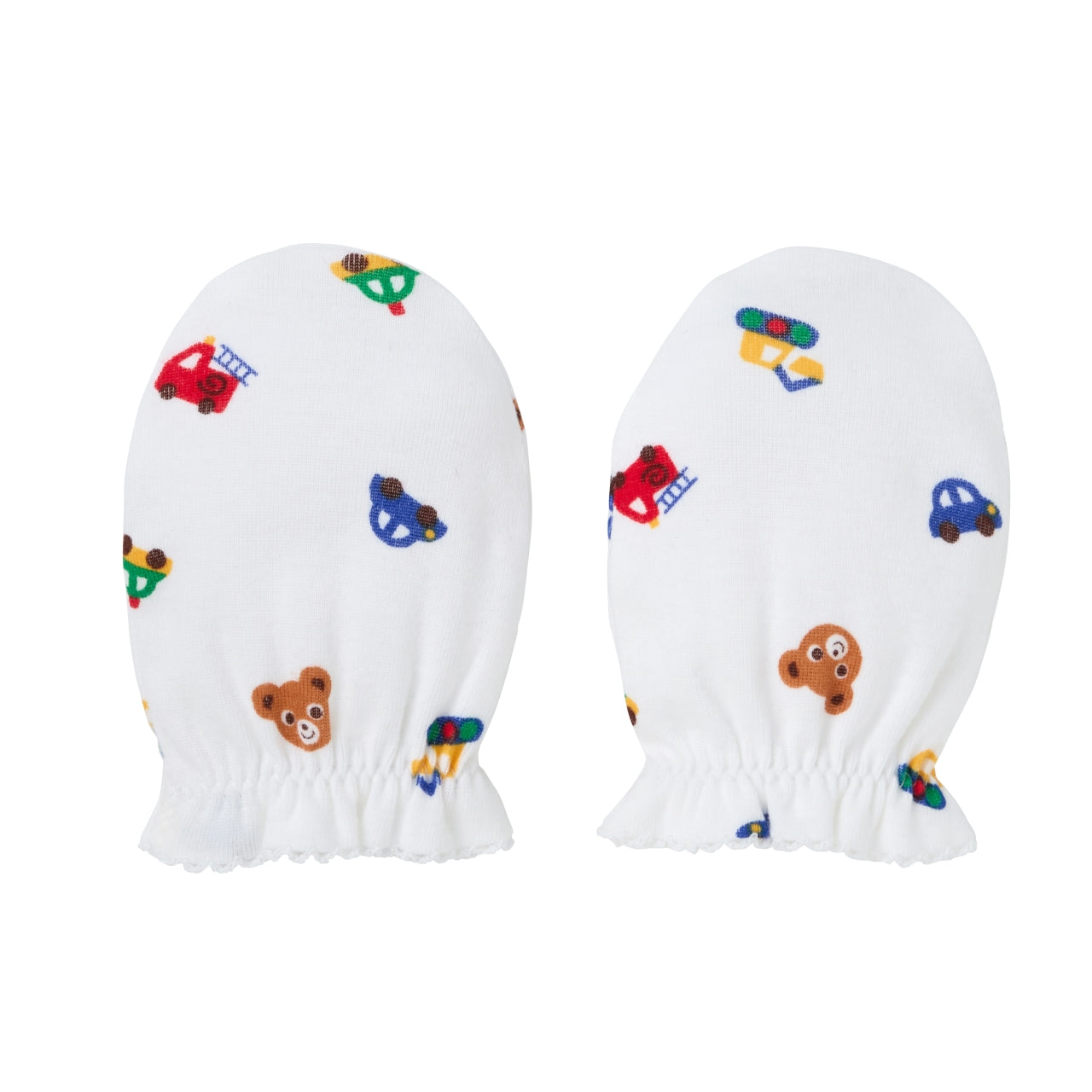 Pureveil Cotton Newborn Mittens - Pucchi Prints