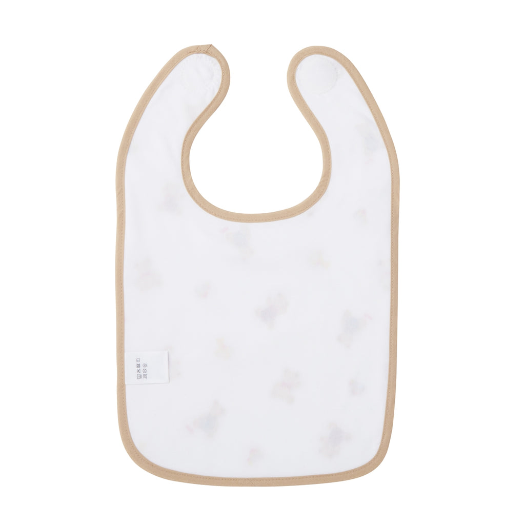 MIKI HOUSE Bear Large Gauze Bib