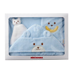 Soft Touch Untwisted Yarn Pile Bath Poncho Set