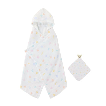 Cosy Cuddle Baby Gauze Poncho & Towel Set