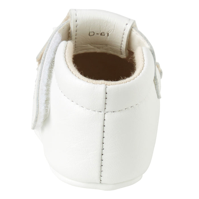 Pure White Pre-walking Shoes