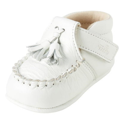 Pure White Pre-walking Shoes