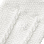 Classic Cable-Knit Baby Socks