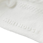 Classic Cable-Knit Baby Socks