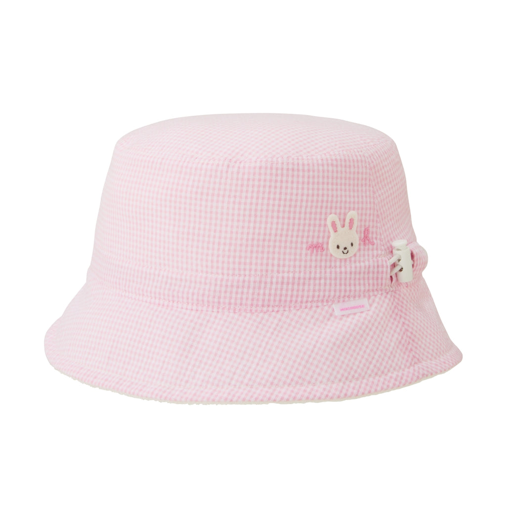 Reversible Seersucker & Pile Summer Hat