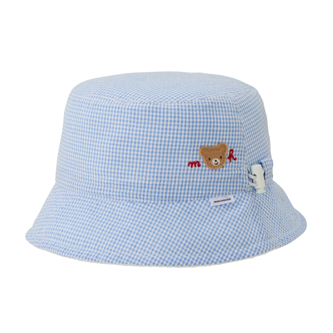 Reversible Seersucker & Pile Summer Hat