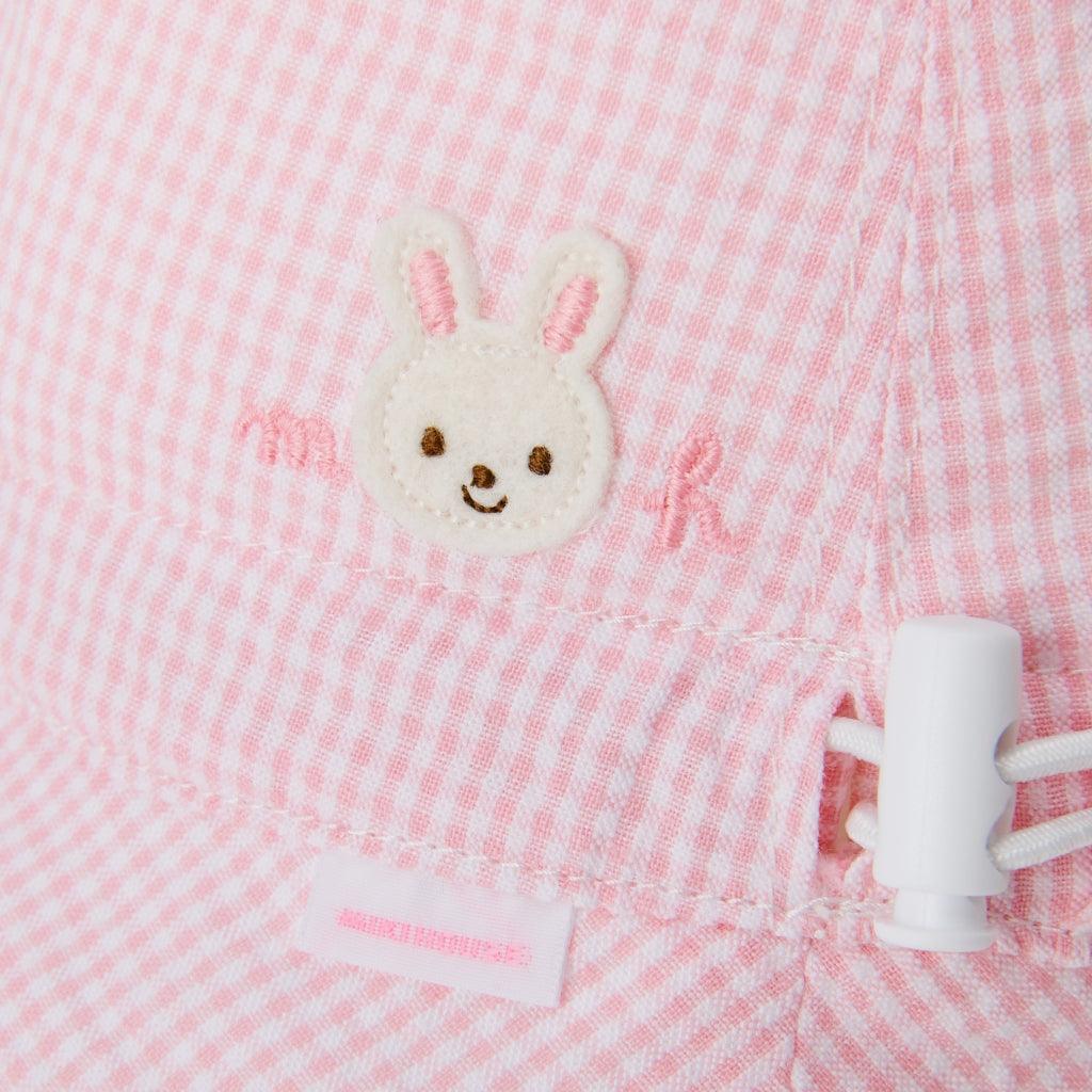 Gingham Pile Reversible Hat