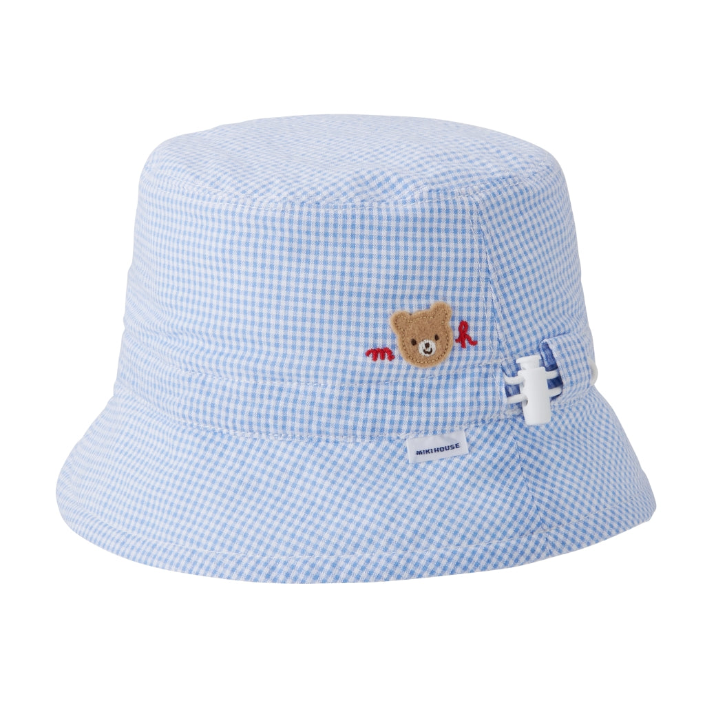 Gingham Pile Reversible Hat