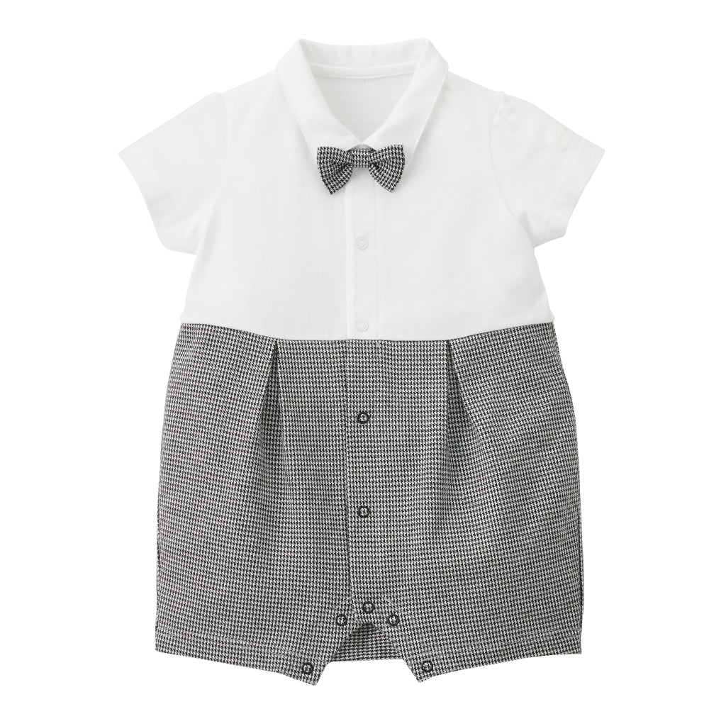 Tuxedo-Inspired Style Onesie for Summer