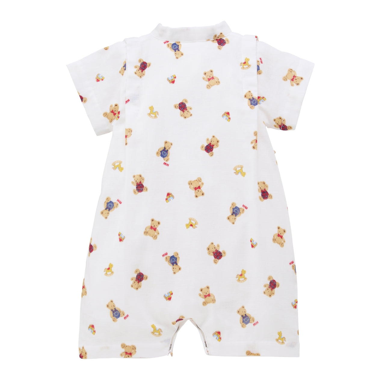 MIKI HOUSE Bear Collection Double Gauze Jinbei All