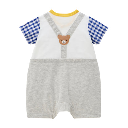 Baby Gingham Check Coveralls