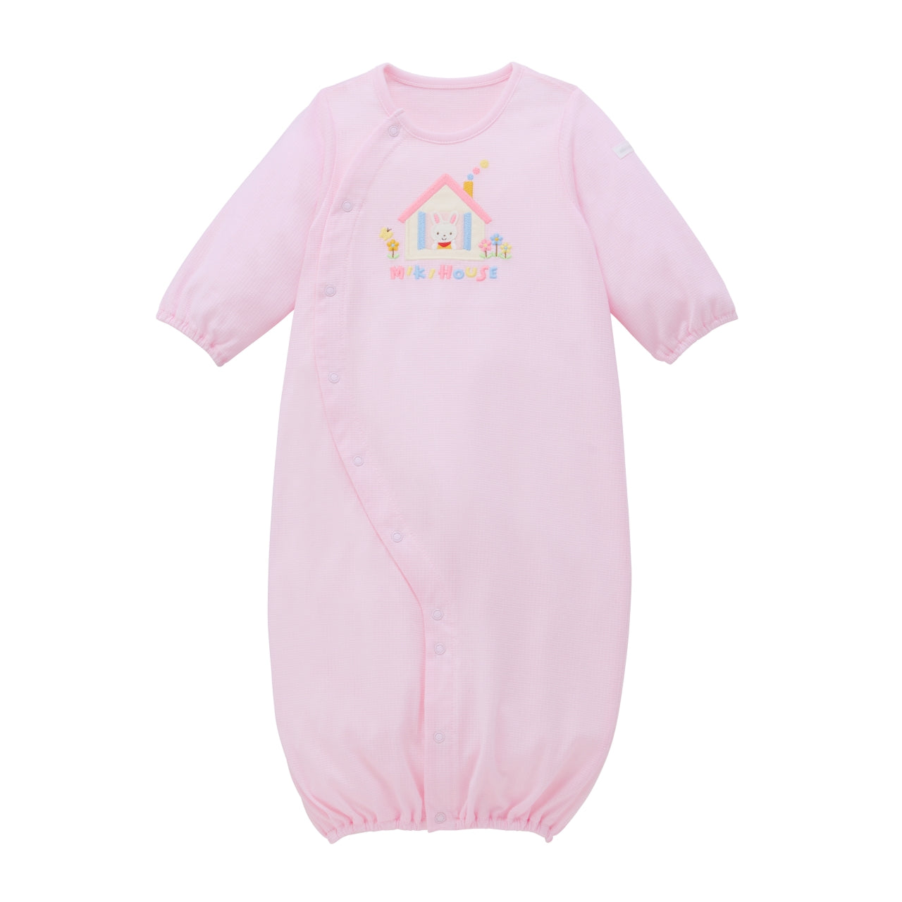 Convertible Newborn Tuck Piqué Coverall
