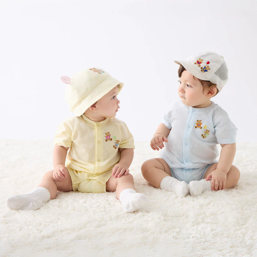 Baby MIKI HOUSE Bear Ear Hat (UV Protection)