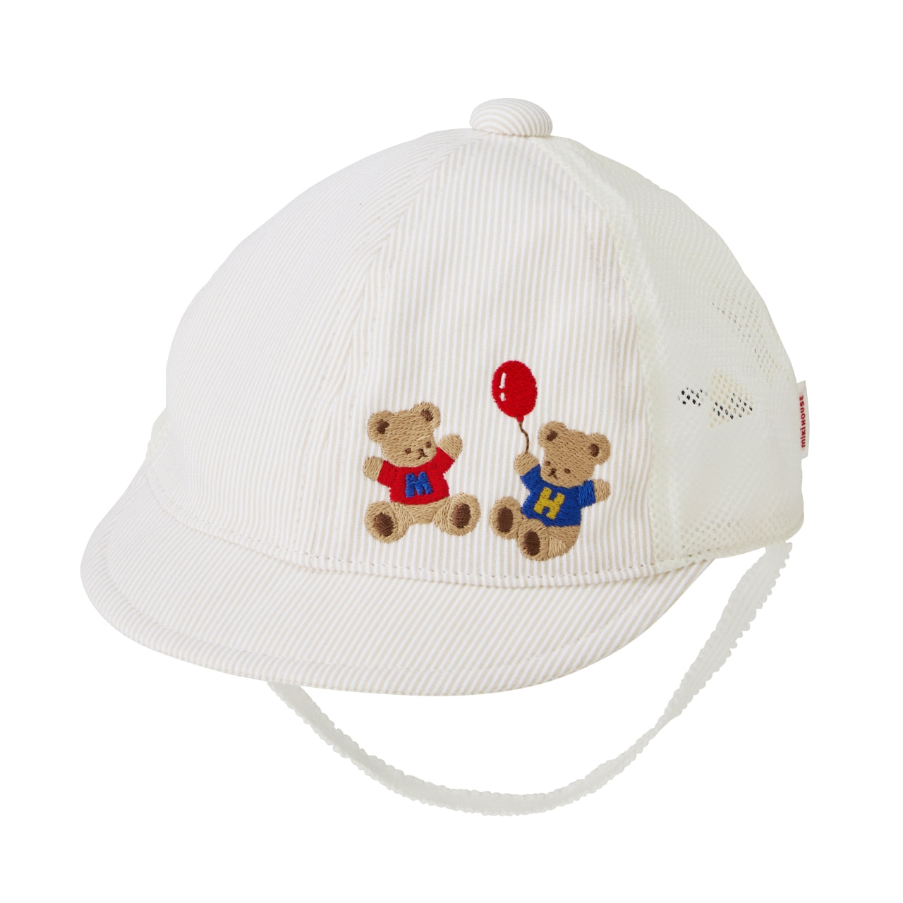 Baby MIKI HOUSE Bear Mesh Cap
