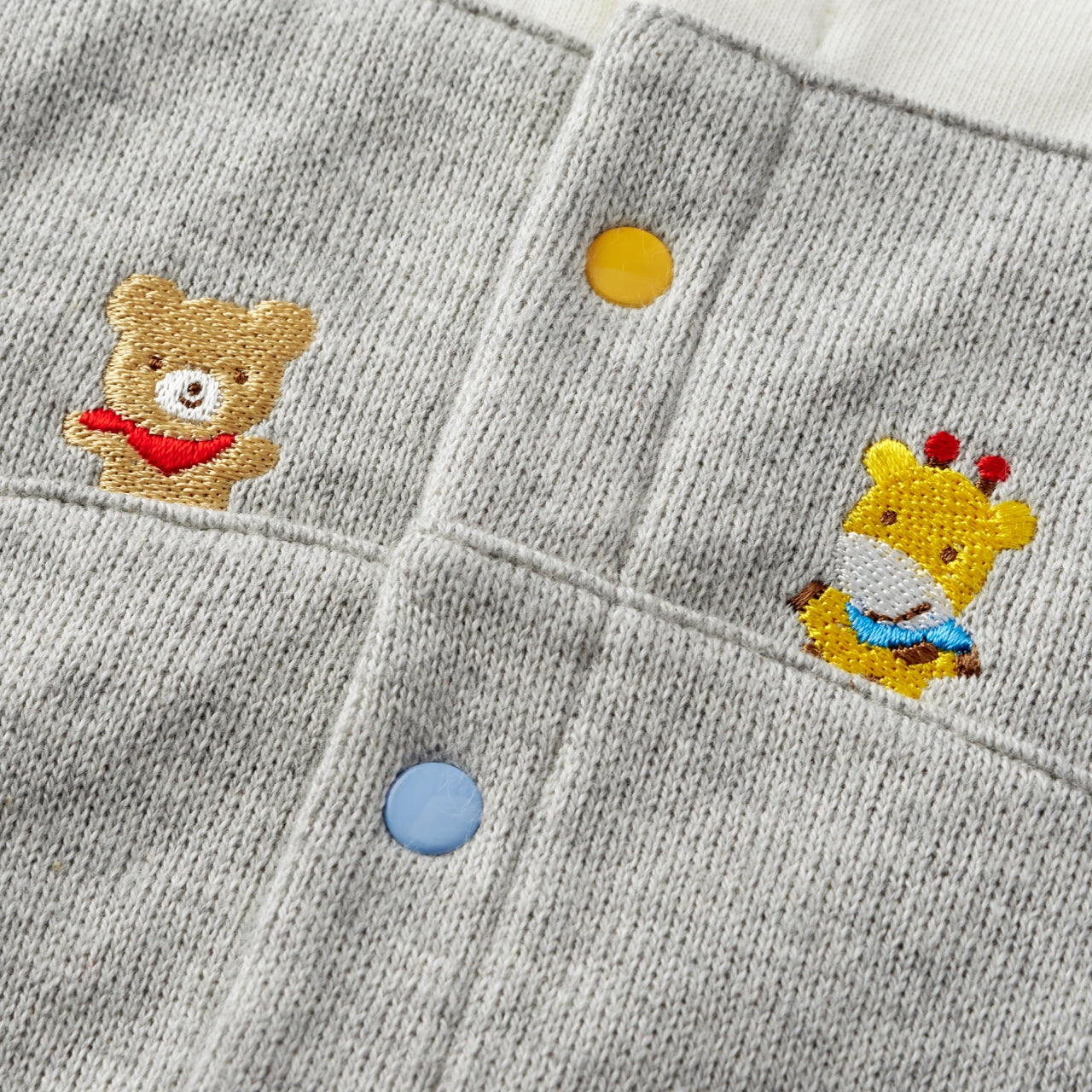 Animal Embroidery Layered-Style Coverall