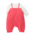 Bunny Motif Overall-Style Coverall
