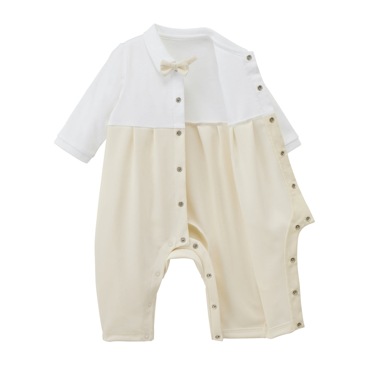 Formal Coverall Set with Waistcoat & Bow Tie