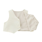 Formal Coverall Set with Waistcoat & Bow Tie