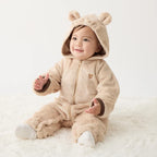 Snuggly Microfur Baby Coverall