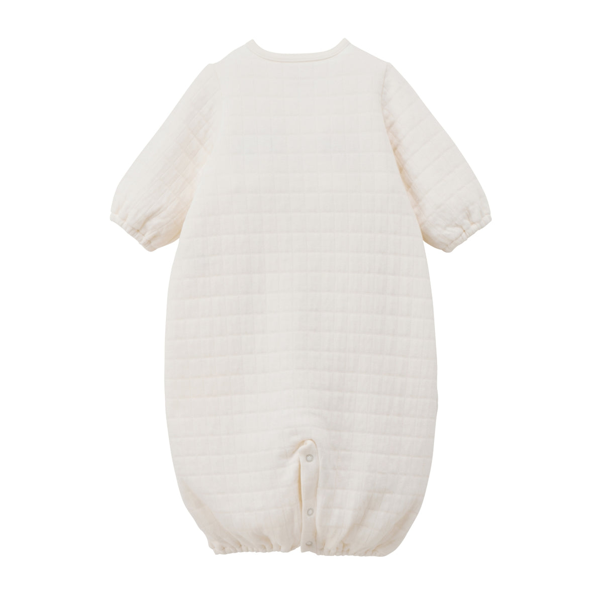 Animal Embroidered Knit-Quilt 2-Way Coverall