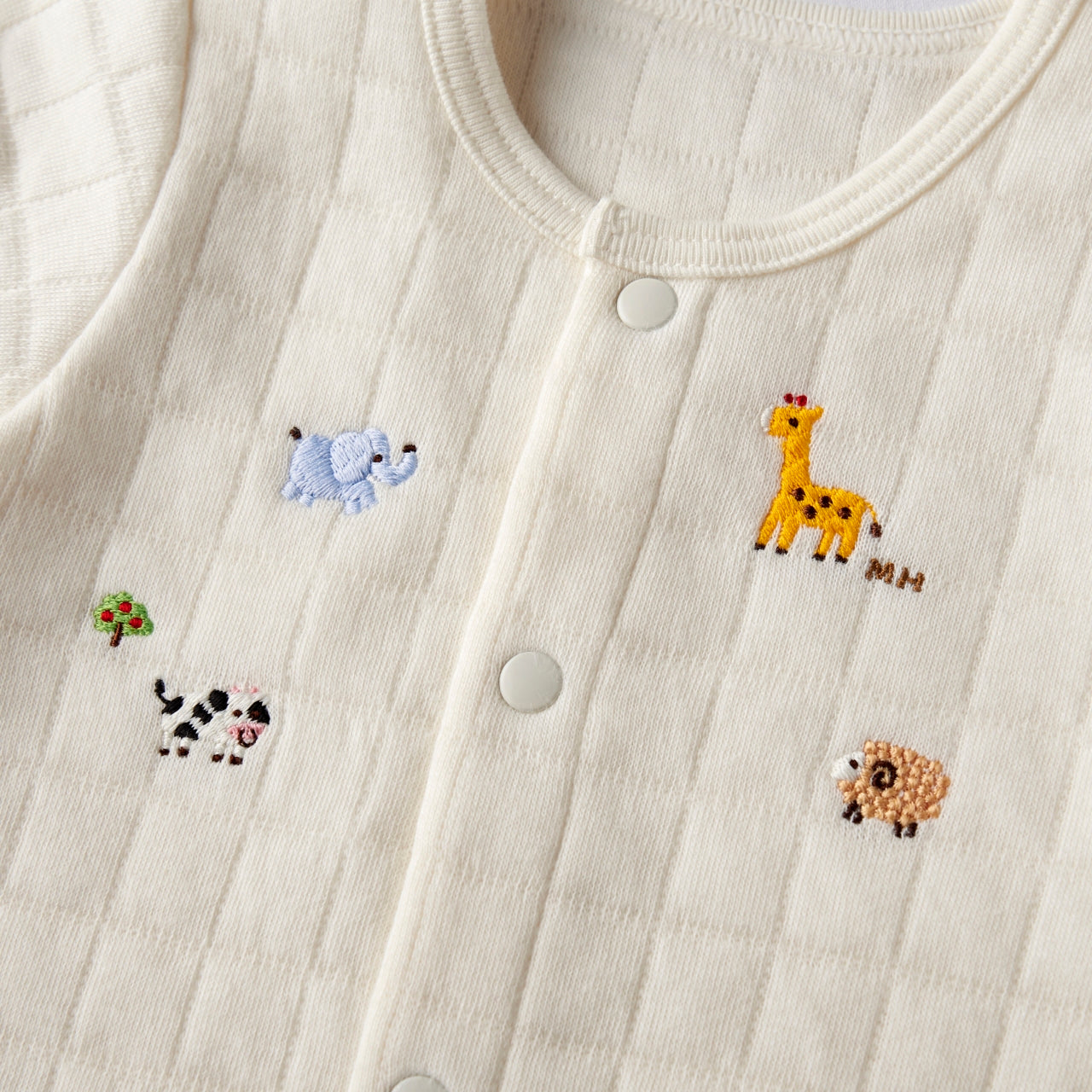 Quilted Two-Way Baby Onesie