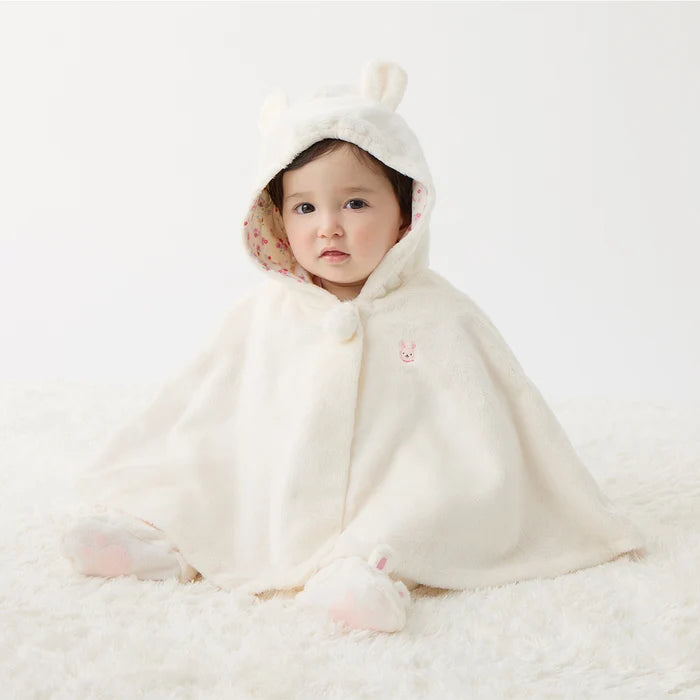 Snuggly Microfur Baby Poncho