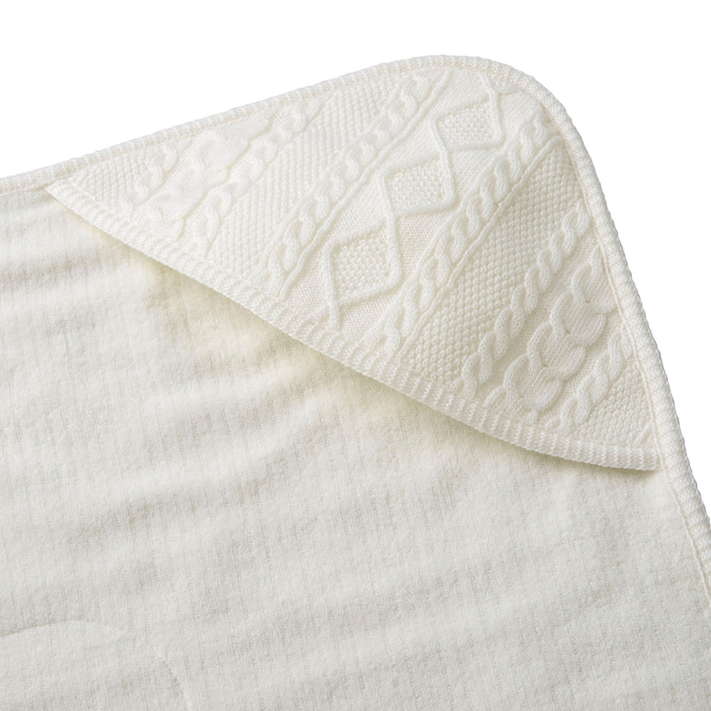 Ultra-Soft Untwisted Yarn Knit Baby Swaddle