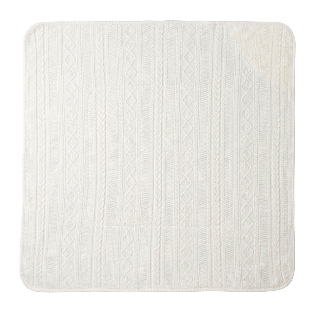 Ultra-Soft Untwisted Yarn Knit Baby Swaddle